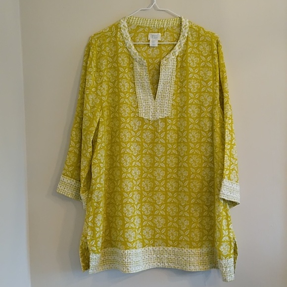 Sigrid Olsen Tops - Sigrid Olsen Cotton Tunic